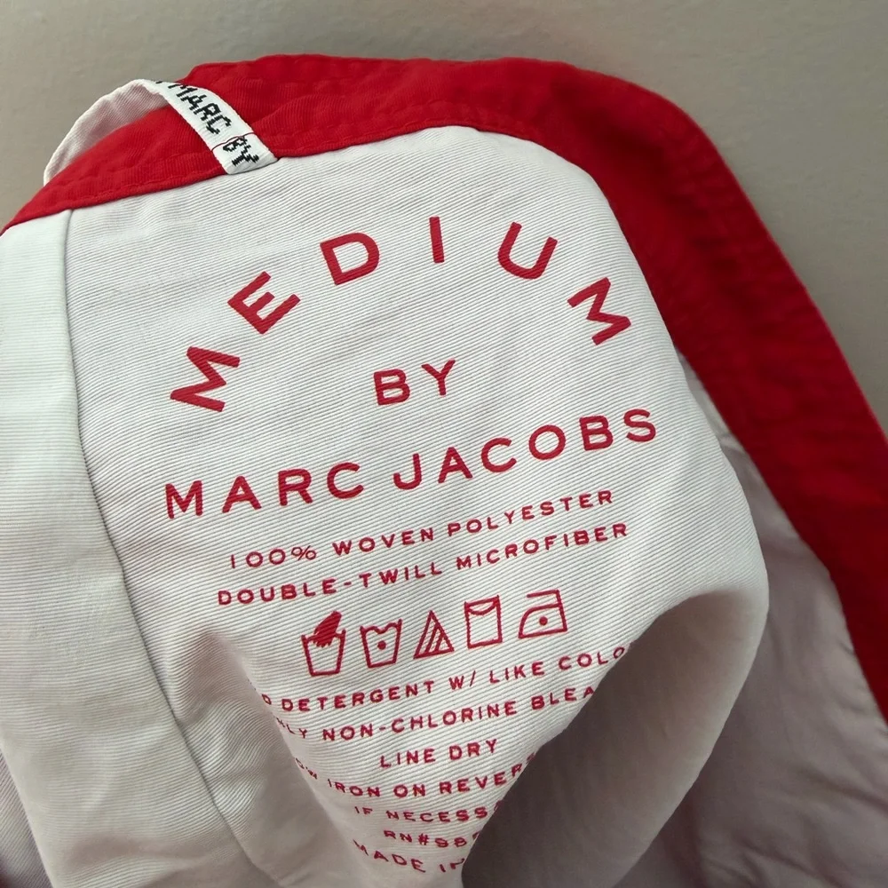 Marc Jacobs Men’s Swim Trunks Red Bathing Suit Shorts Medium *66